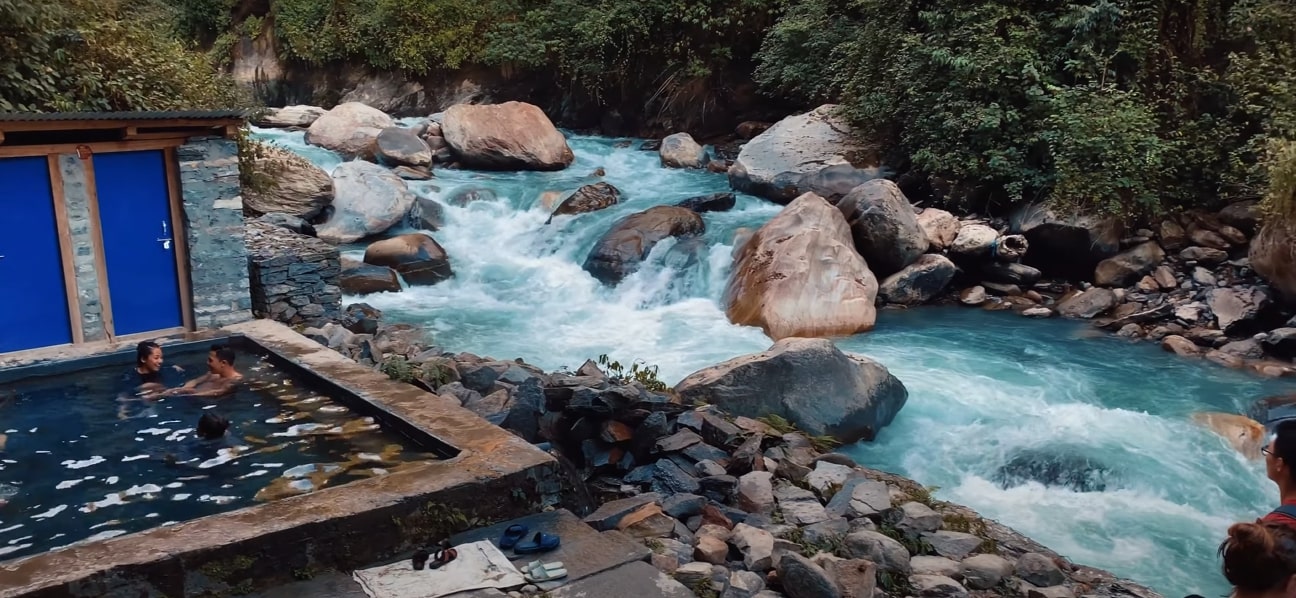 Bathing Annapurna Region 